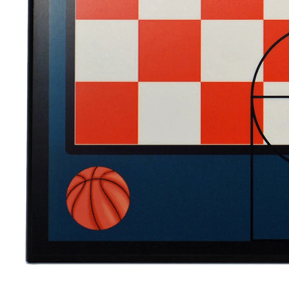 WE Games Basketball Themed Laminate Chess Board, 20 in. - Image 3 of 3