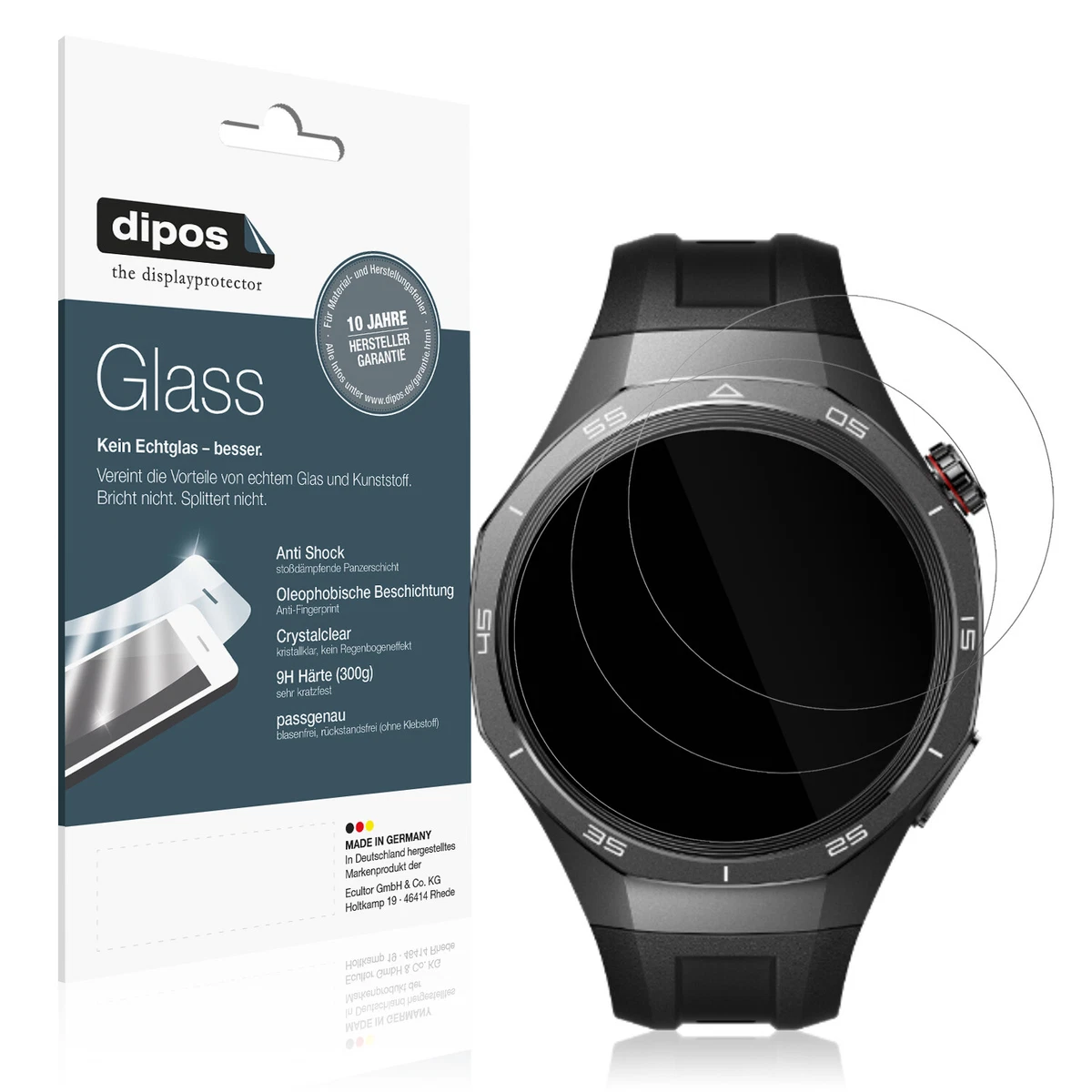 5x Pellicola Protettiva per Huawei Watch GT3 Pro Ceramic (43mm) Protezione