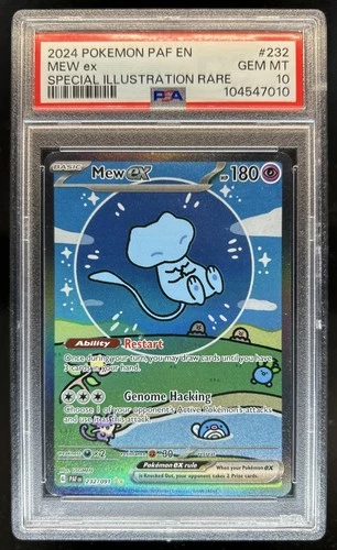 2024 Pokemon Paldean Fates Mew ex #232/091 PSA 10 GEM MINT