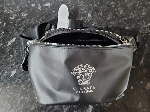 Versace Parfums Black Belt Bag /Bum Bag - New - Picture 3 of 3