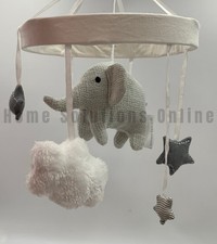 Pottery Barn Baby Kids Taylor Elephant Musical Box Crib Mobile 8020E