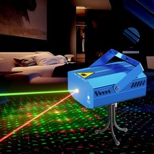 RGB Stage Light Projector with Remote Control, LED Disco Party Light with