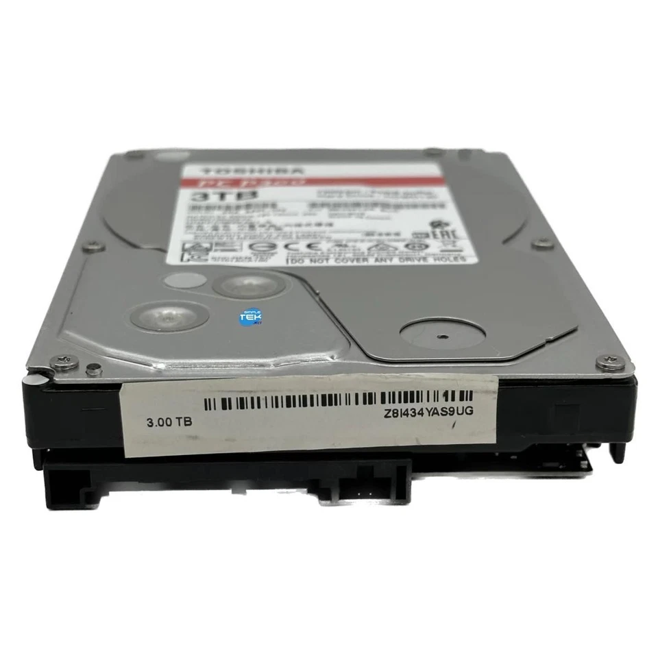 TOSHIBA PC P300 3TB HARD DISK HDD 3.5" SATA 64MB 7200RPM COMPUTER SERVER NAS - Image 4 of 4