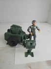 G.I. Joe Hawk V1 1982 Complete File Card + G.I. Joe MMS Hasbro Missile & Turret