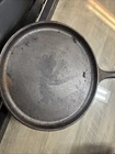 Vintage Lodge USA 90G #3 Cast Iron Round Flat Griddle Grill Skillet Pan 10.5"