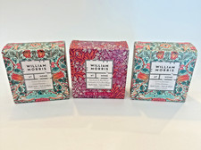 NIB William Morris at Home Bath Salts Lot Green Davana Patchouli  Red Berry NEW