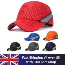 Work Safety Bump Cap Baseball Hat Anti Collision Hard Helmet Head Protection UK