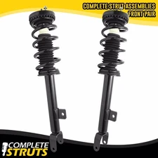 Front Pair Complete Strut Coil Spring Assemblies for 2011-2022 Chrysler 300 RWD