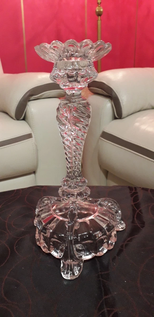 Bougeoirs art déco en verre pour la maison