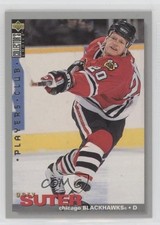 1995-96 Upper Deck Collector's Choice Player's Club Gary Suter #8 0q5