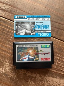 ② [FC] Famicom Super Star Force [Box /Instruction /Startup confirmed] Cassette