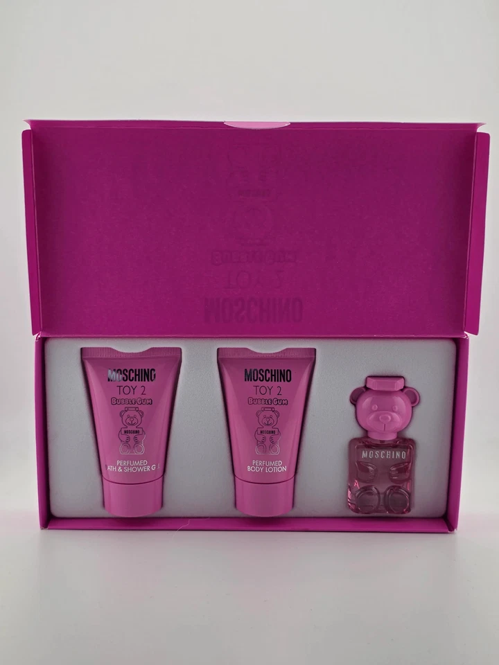 Moschino Toy 2 Bubble Gum Geschenkset - EDT 5ml Miniatur + 25ml Shower Gel + 25m - Bild 1 von 1