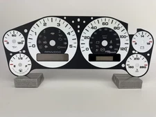US Speedo White Gauge Face for 2007-2013 Chevy & GM Truck/Suv Clusters (Diesel)