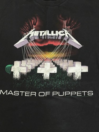 Vintage Y2K 2006 Metallica Master Of Puppets Band T-Shirt 2XL Double Sided - Picture 2 of 11