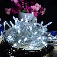 110v  100 Christmas Tree Fairy String Party Lights Lamp Xmas Art Decoration