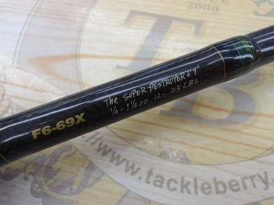 megabass Destroyer F6-69X (HT800) Mat Black Blanks Cond/B+ | eBay