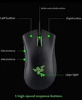Razer DeathAdder Essential Wired Gaming Mouse 6400 DPI Optical Sensor E-sports