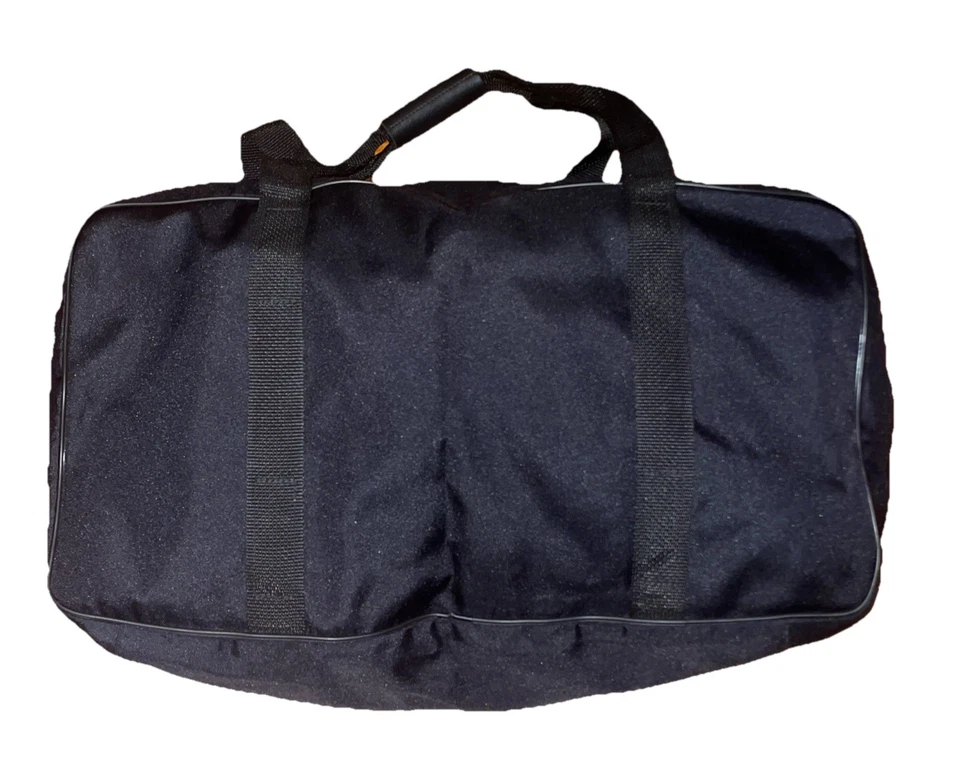 Original Harley-Davidson Motorcycle Large Black Touring Bag Soft Canvas Duffle - Image 2 of 4