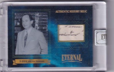 2024 Eternal Cut World Celebrity John von Neumann History Relic 60/75