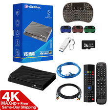 2026 VSEE V6 MAX 4K TV BOX | FREE SAME-DAY SHIPPING