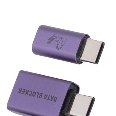 Data Blocker USB A Male To USB C Female Defender Refuse Hacking For Any USB SET