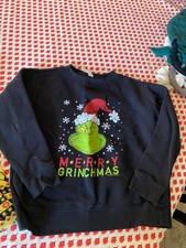 grinch BOYS GIRL UNISEX sweatshirt, Size MEDIUM
