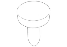 Genuine Subaru Headlamp Assembly Rivet 909130013