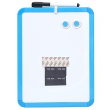 Magnetic Dry Erase Board 8.5" x 11" with Magnetic Marker and 2 Magnets - Smal...