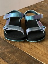 Teva Midform Universal Metallic Multi Strap Sandals, US Size 1 Kids EXCELLENT