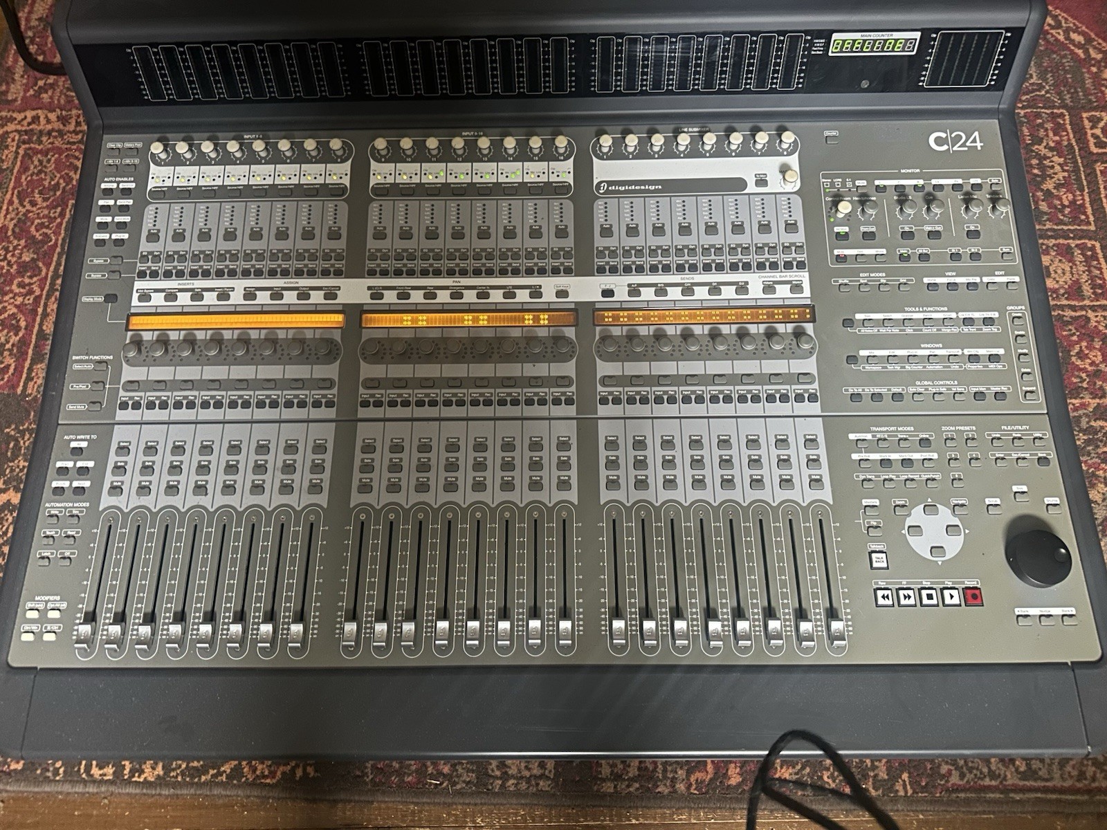 Avid Digidesign Control 24 C24 Pro Tools Control Surface and Interface ...