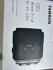 Tamron SP F016 85mm f/1.8 VC Di USD Lens for Canon