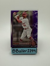2022 Bowman Chrome Draft Jonathan Mejia /250 Purple Refractor #BD-186 Cardinals