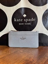 NEW Kate Spade Shimmy Large Cardholder Glitter - Lunar Light