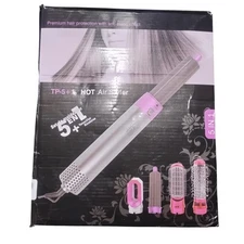 Premium TP-5 In 1 Hot Air Styler - Volumizing, Blow Dry Brush, Curl & Straighten