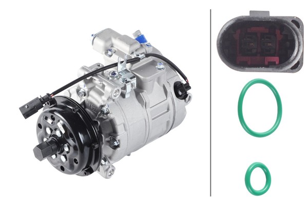 Kompressor Klimaanlage >>> Easy2Fit <<< Hella 8FK 366 201-101 12V FüR VW T5 Bus-image