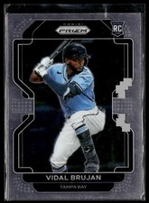 2022 Panini Prizm #252 Vidal Brujan RC Rays Baseball Card 1803O