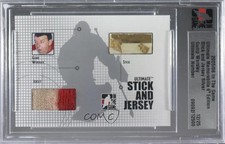 2005-06 ITG Ultimate Memorabilia 6th Edition Silver 12/25 Gump Worsley HOF 0c3