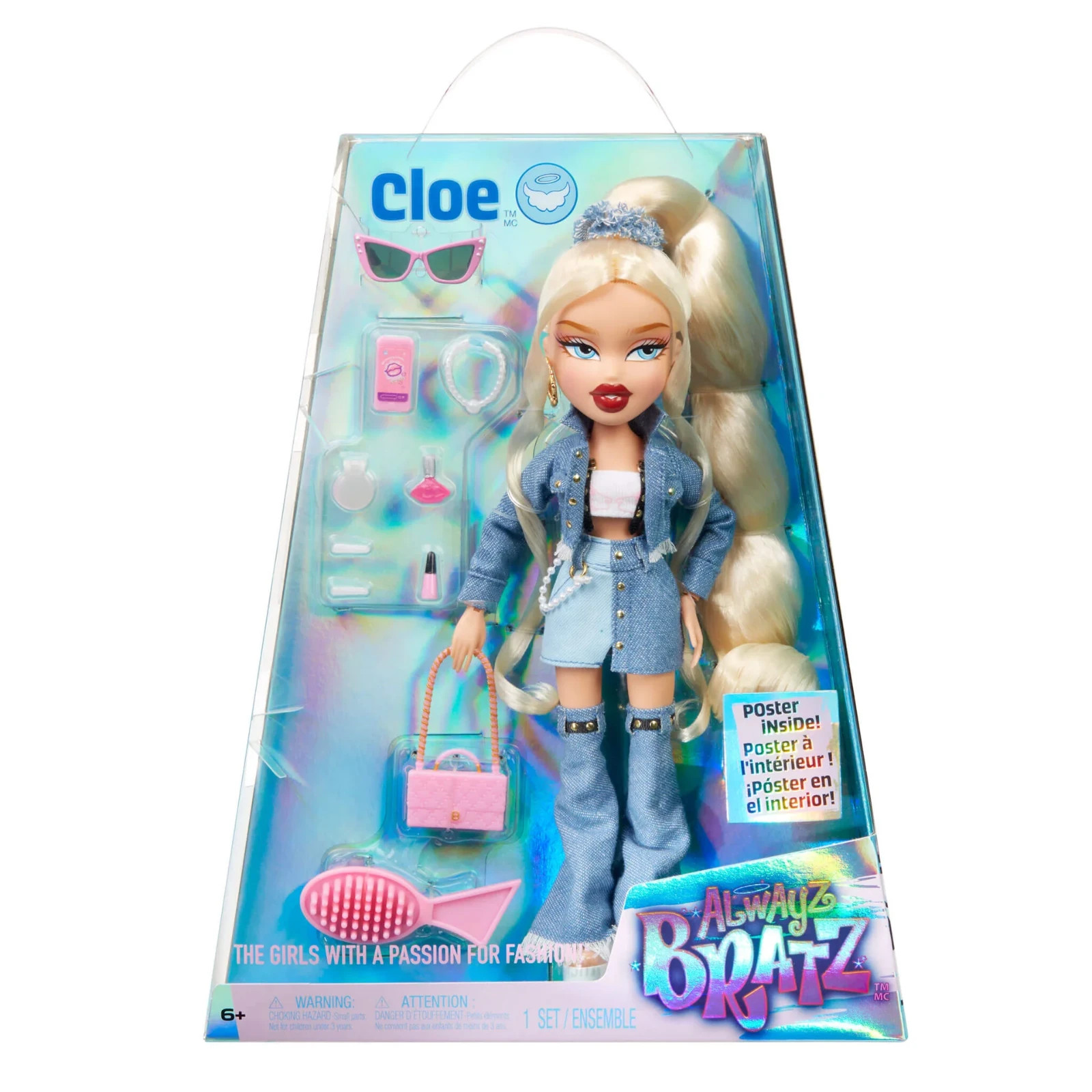 BRATZ ALWAYZ CLOE FASHION DOLL w/ ACCESSORIES BRAND NEW 6+ (