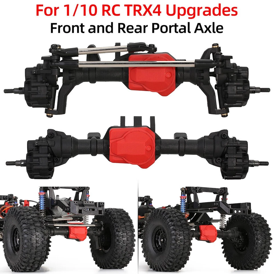 Portal Axle Vorne Hinten Achse Differentialsperre für Traxxas TRX4 1/10 RC Car - Bild 2 von 4