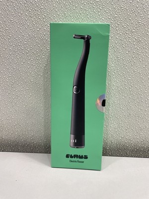 Flaus Electric Flosser Starter Kit, Black
