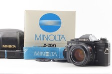  MINT  / Box MINOLTA X-700 35mm Film Camera Black MD 50mm F1.4 Lens from Japan