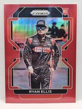 2022 Panini Prizm NASCAR Racing Ryan Ellis Red Prizm SP RC Rookie Card