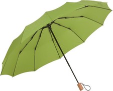 mabu Edo Folding Umbrella 12 Ribs UV Cut Japanese Style 55cm Green