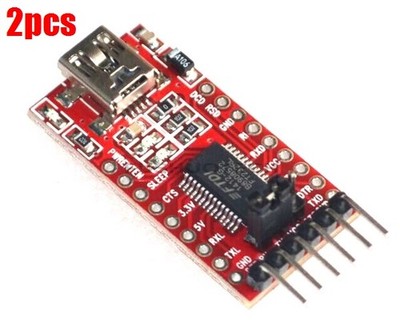 2Pcs FT232RL 3.3V 5.5V Ftdi Usb To Ttl Serial Adapter Module For Arduino Ic N sf