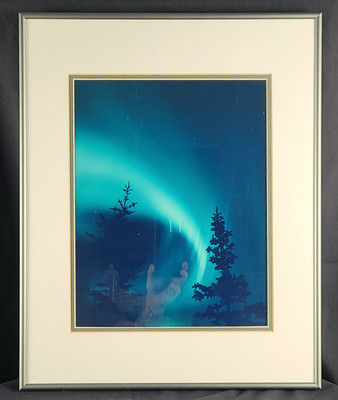 #ad Northern Lights VTG Photos • Set Of Two • Long Exposure Film • Matching Frames $264.99