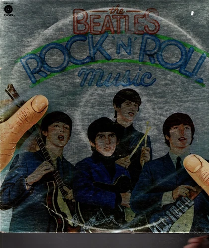 The BEATLES  on LP  " ROCK 'N' ROLL MUSIC " rock