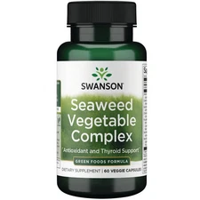 Swanson Seaweed Vegetable Complex 60 Veggie Capsules