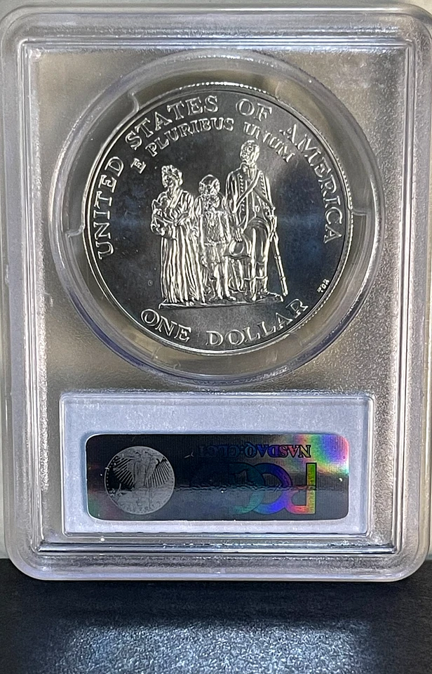 1998 S One Dollar Silver Commemorative CRISPUS ATTUCKS - PCGS MS69 - Image 2 of 2