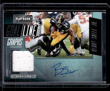 2020 Panini Playbook #GLG-BS Benny Snell Jr. Goal Line Graphs SN,MEM,AU