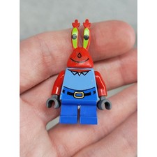 LEGO SpongeBob SquarePants Mr Krabs Minifigure bob003 Red Blue 2006 Authentic
